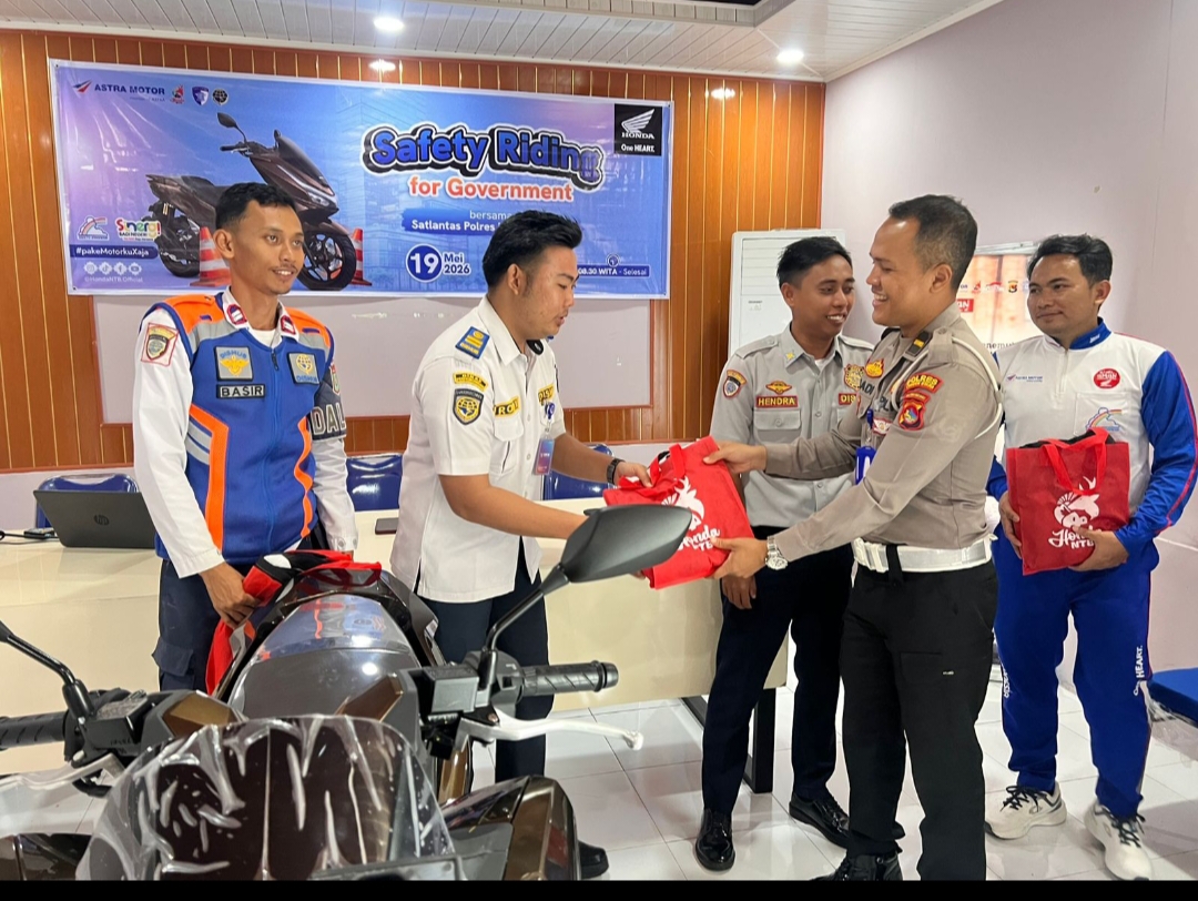Satlantas Polres Lombok Utara Gencarkan Kegiatan Safety Riding For Government