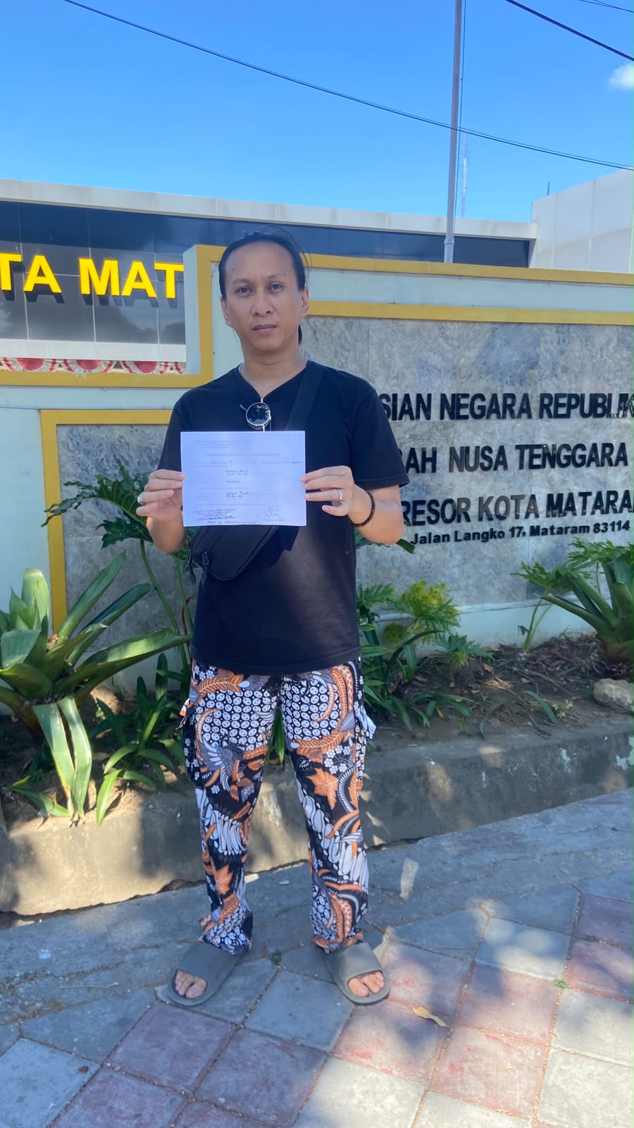 SEMESTA NTB RESMI KAWAL LAPORAN DUGAAN PENIPUAN DAN PENGGELAPAN RP43,5 JUTA KE POLRESTA MATARAM